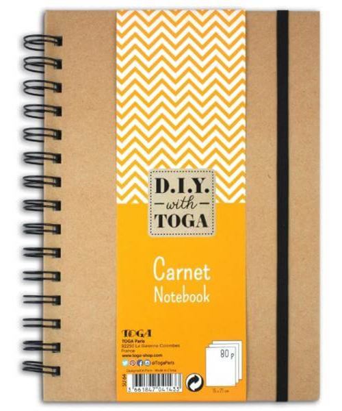 Carnet Notebook - Kraft - 80 pages - 15x21 cm