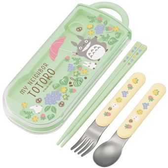 Set Baguettes Cuillere Fourchette - Ghibli - Totoro Parapluie