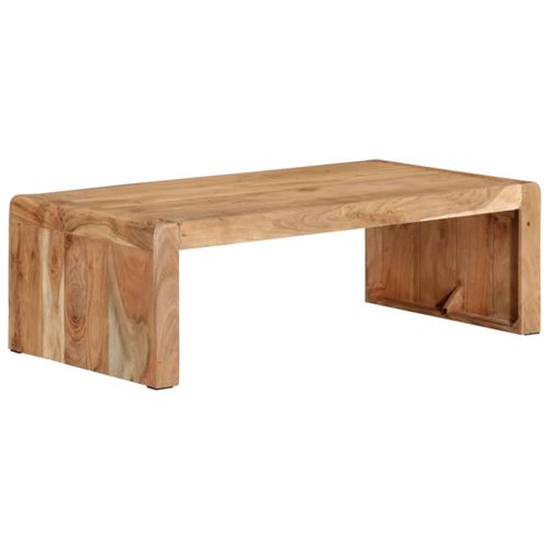 Table basse 110x55x35 cm bois massif d acacia