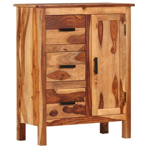 vidaXL Buffet 65 x 30 x 80 cm Bois solide de Sesham