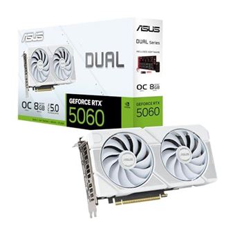 Carte Graphique - ASUS - GeForce RTX 5060 - GDDR7 - OC Edition - 2,5 emplacements - 1