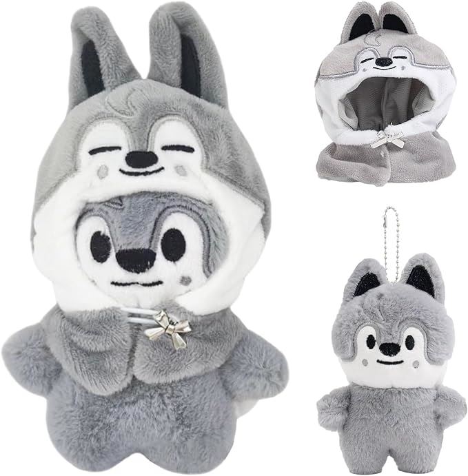 Porte-clés En Peluche SKZOO Stray Kids - Série Magic School, 12 Cm, Magnétique, Cadeau Fan