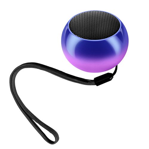 Mini Enceinte Sans-fil Bluetooth Autonomie 3h Design Ultra-compact Violet