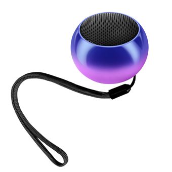 Mini Enceinte Sans-fil Bluetooth Autonomie 3h Design Ultra-compact Moxie Violet - 1