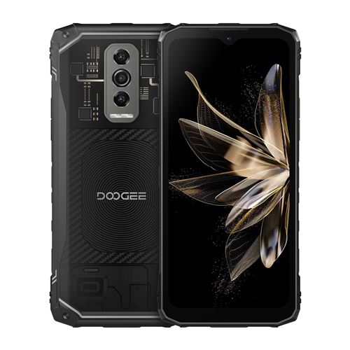 DOOGEE Blade10 Ultra 2024 Telephone Portable, Android 14, 20GB+256GB/TF2TB, 6.56’’ Écran, 50MP Camera, Ultra-mince 11 mm, 5150mAh Smartphone 3 Card NFC/OTG-noir