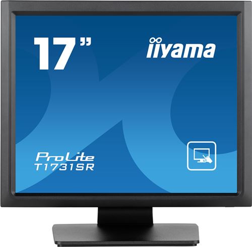 Non Communiqué Noir, Mat Iiyama Prolite T1731sr-B1s - Écran Led - 17" - Écran Tactile - 1280 X 1024 - Tn - 250 Cd/M² - 1000:1 - 5 Ms - Hdmi, Vga, Displayport - Haut-Parleurs