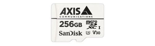 AXIS  Surveillance Microsdxc Memory Card 256gb Blanc