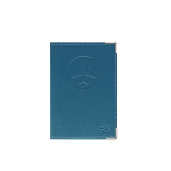 Protège-Passeport Anti-RFID DCT – Simili Cuir Noir Élégant, Blindé Anti-Piratage, Fabrication Française, Protection Voyage Sécurisée