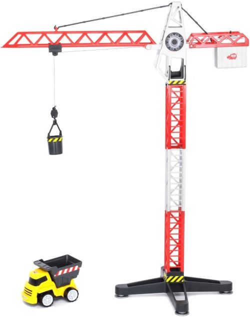 Dickie toys - 203463337 - radio commande véhicule miniature - grue - 67 cm + camion
