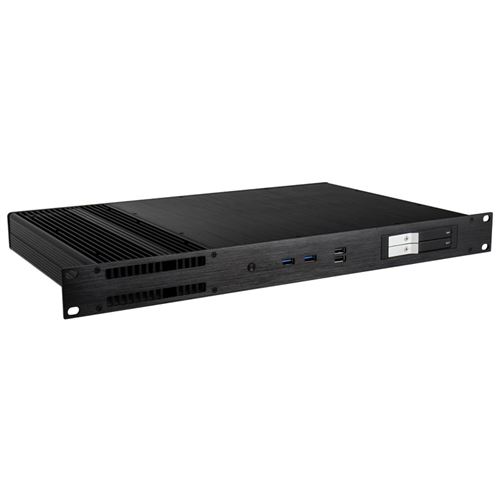 Boitier akasa galileo tu1 thin-mini-itx 1u oem noir