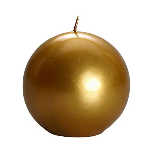 Bougies Italiennes de Luxe - Bougie Sfera Oro - Ligne Sheffield - Ø 100 mm