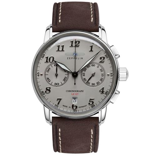 Zeppelin Montre Homme 8678-4 ChronographeGris