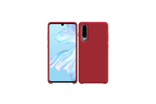 IBROZ Coque Silicone rouge pour Huawei P30