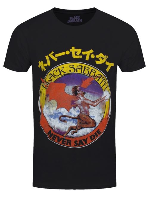 Black Sabbath T-Shirt Reversed Logo Homme Noir - Taille XL