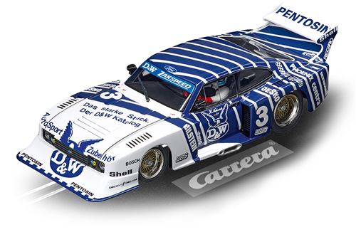 Carrera Evolution ford Capri voiture de course 1:32 blanc/bleu