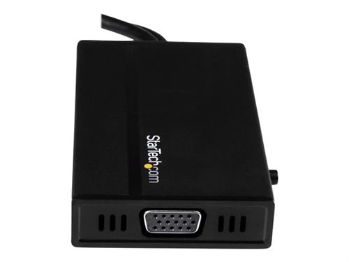 Adaptateur audio / vidéo de voyage 3 en 1 - USB-C vers VGA DVI ou HDMI - 4K