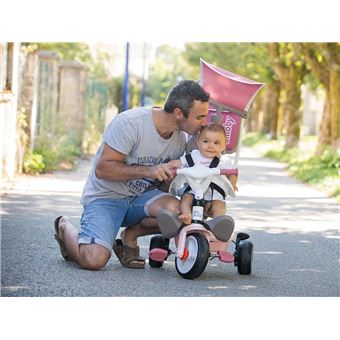 Tricycle baby Smoby Balade Plus Rose