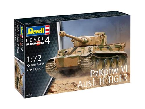 Revell- Maquette du Char d'assaut Tigre PzKpfw VI Ausf H, 03262