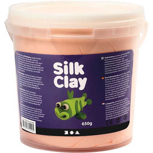 Silk Clay Silk Clay matériel de modelage rose saumon 650 gr 1 pièce