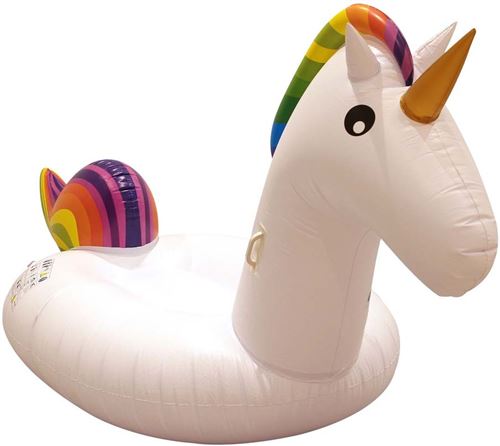 Bouée licorne géante à chevaucher - 115 x 275 x 127 cm