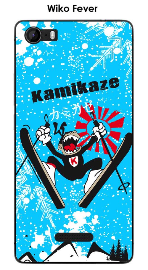 Coque Wiko Fever design kamikaze-ski