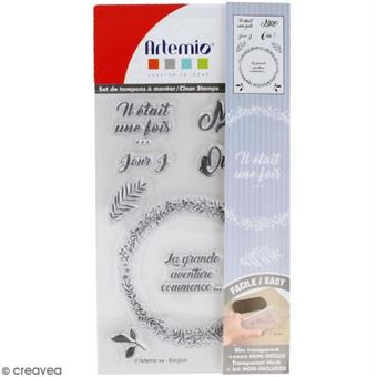 Tampon clear Artemio - Love mariage - 10 pcs - 1
