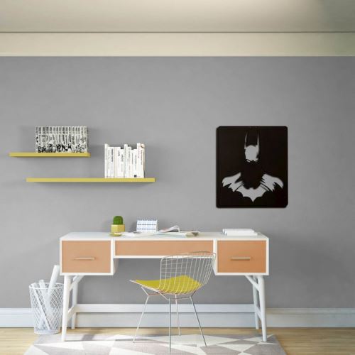 59 10 Sur Homemania Decoration Murale Batman Art Mural Pour Sejour Chambre Noir En Acier 42 X 0 15 X 48 Cm Achat Prix Fnac