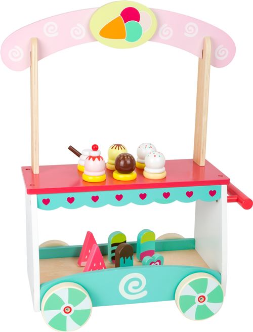 Small Foot Chariot à crème glacée 13 pièces