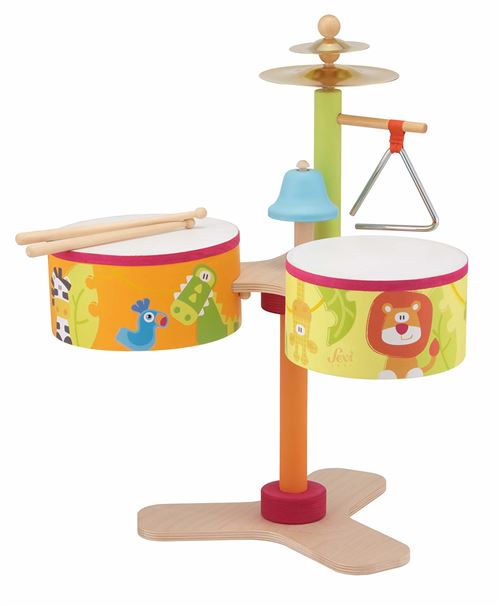 Sevi batterie en bois Savannah avec triangle 54 cm