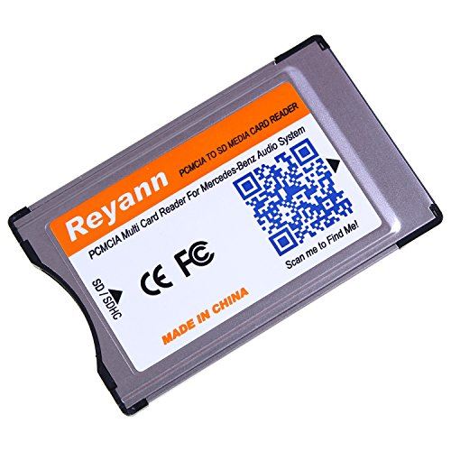 Hikig Adaptateur PCMCIA vers carte SD Mercedes-Benz Comand APS C197 W212 W204 W221 W207 avec slot PCMCIA Support max. Carte SDHC 32