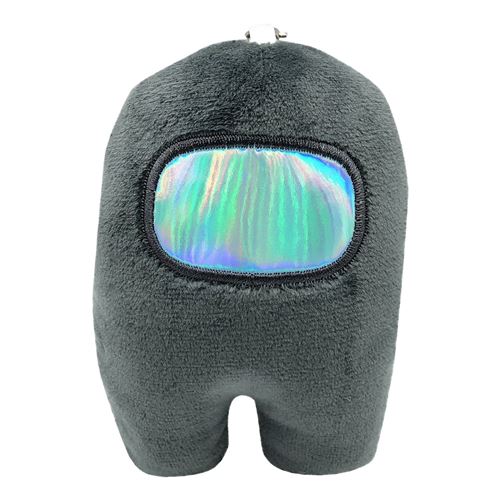 Peluche Among Us Astronaute Merch Crewmate Jouet 10cm Gris W10