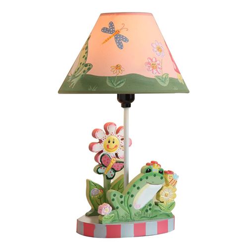 Lampe à poser chevet bureau veilleuse de nuit chambre enfant bébé rose W-7488AE