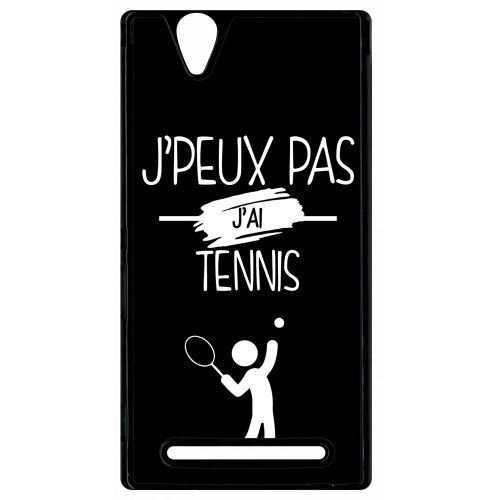 Coque sony xperia t2 j peux pas j ai tennis 2