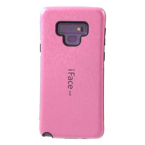 Coque en TPU combo motif mosaïque rose pour votre Samsung Galaxy Note9 N960