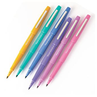 Set de 6 Stylos feutres Papermate Flair Couleurs assorties