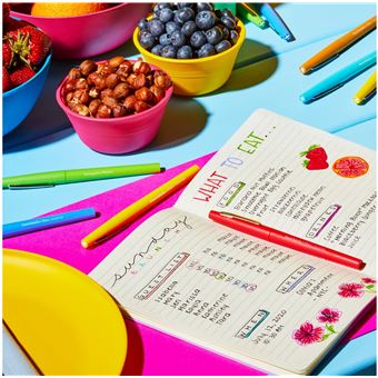 Set de 6 Stylos feutres Papermate Flair Couleurs assorties