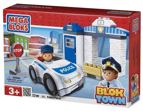 Megabloks - 00362u - jeu de construction - patrouille de police