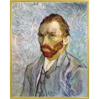 Reproduction Toile D'Art - Autoportrait De Vincent Van Gogh - Tableau Encadré Pour Déco Intérieur