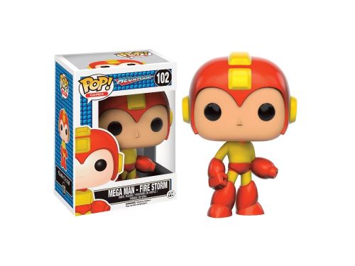 Figurine Megaman - Megaman Fire Storm Exclu Pop 10cm