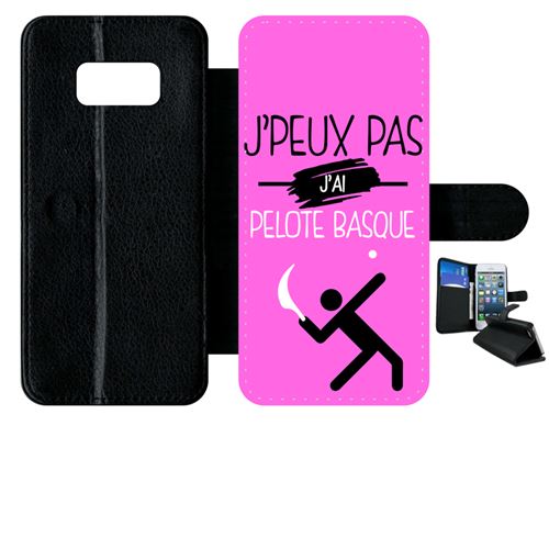 Etui à rabat samsung galaxy s8 j peux pas j ai pelote basque 6