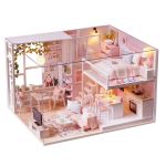 Generic - Poupée miniature bricolage 3D en bois Maison Meubles Fleur  Artisanat Jouet Chambre Décore Cadeau - Poupées - Rue du Commerce