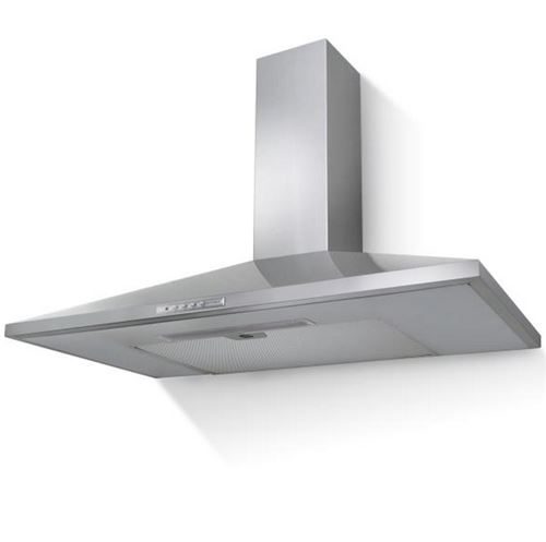 Faber Valia 90 XS - Hotte - hotte décorative - largeur : 89.8 cm - profondeur : 47.1 cm - extraction et recirculation (avec kit de recirculation supplémentaire) - inox