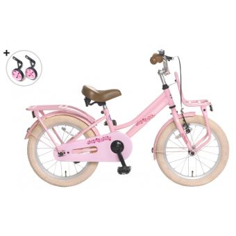 Popal Cooper 16 Pouces Fille Frein A Retropedalage Rose Velos Achat Prix Fnac