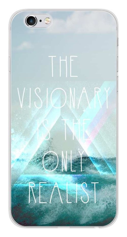 Coque en silicone imprimée compatible iPhone 6 Plus iPhone 6S Plus Visionary