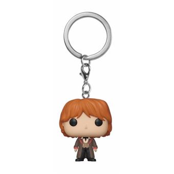 Harry Potter - Porte-clés Pocket POP! Ron (Yule) 4 cm