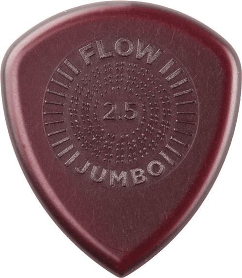 Dunlop 547P250 - 3 médiators Flow Jumbo Grip - 2.50 mm