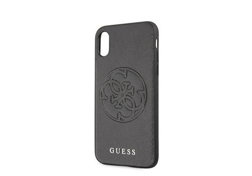 Coque pour Iphone X/XS Guess Saffiano noir