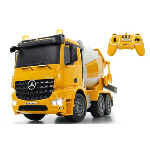 Jamara bétonnière RC Mercedes-Benz Arocs 2.4 Ghz jaune 1:20