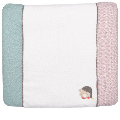 Fehn housse de matelas Brunoà langer ours 75 x 85 cm multicolore