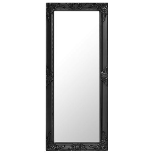 vidaXL Miroir mural style baroque 50x120 cm Noir